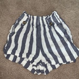 American Eagle blue and white shorts , small